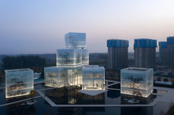 Nine 'Ice Cubes' as The New Icon of Xinxiang Cultural Tourism Center