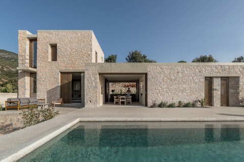 Mani Peninsula's Typical Residence: The Quiet Monolith House