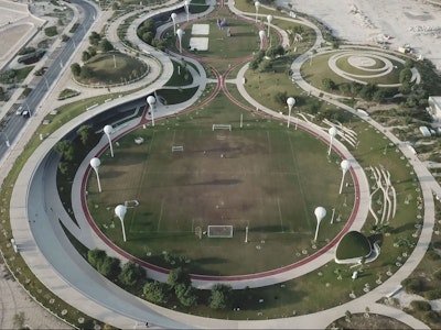 Oxygen Park by AECOM Provides Coolness at Qatar Education City Campus