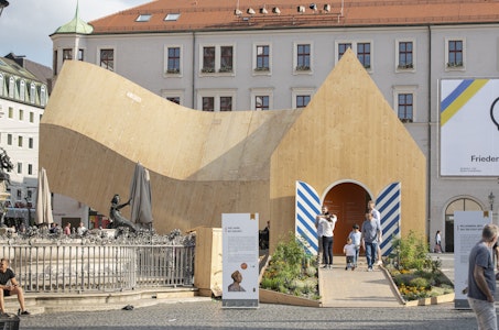 MVRDV's Pavilion Celebrates 500 Years of Fuggerei, the Oldest Housing Complex in the World