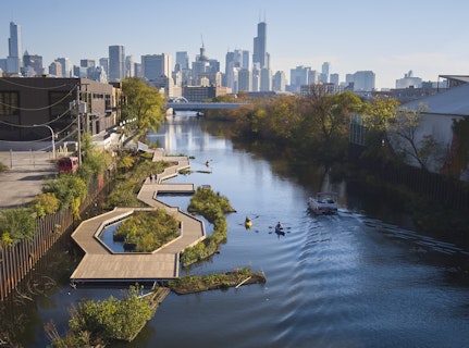 Wild Mile: Floating Parks to Restore Urban Ecology and the Chicago River