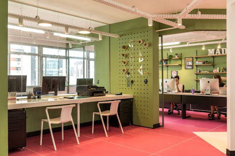 Colorful Office Design from Moca Arquitetura