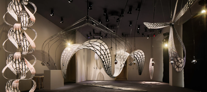 Installation with Kinetic Sculptures for the Hermes Watch Collection