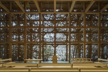 Niijima's Imaginary Forest's Beauty in a Translucent Religious Edifice